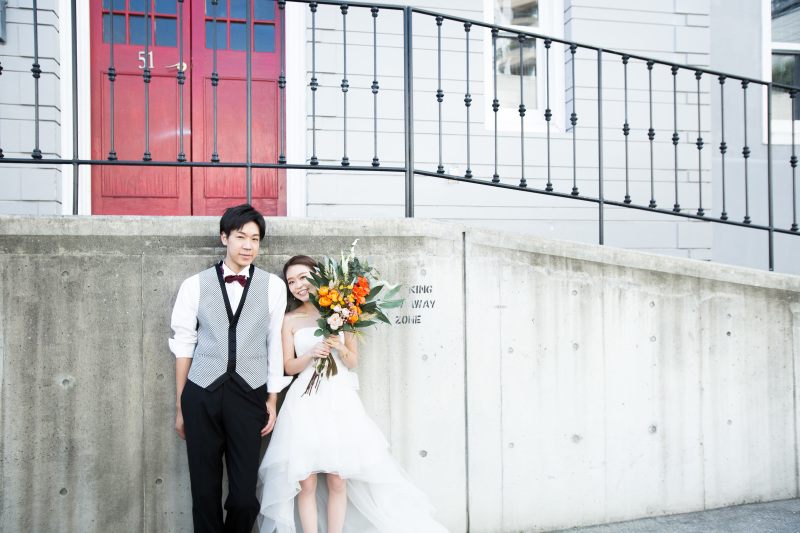 アメリカンな背景で