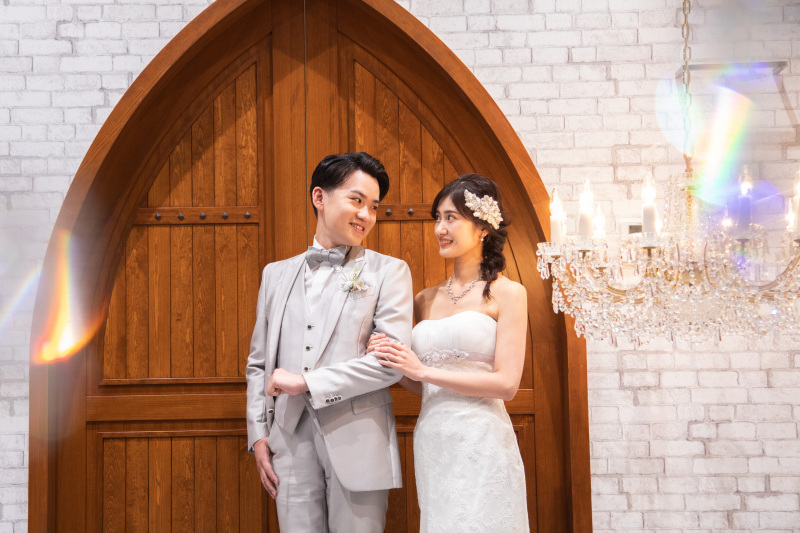 チャペル風スタジオにて