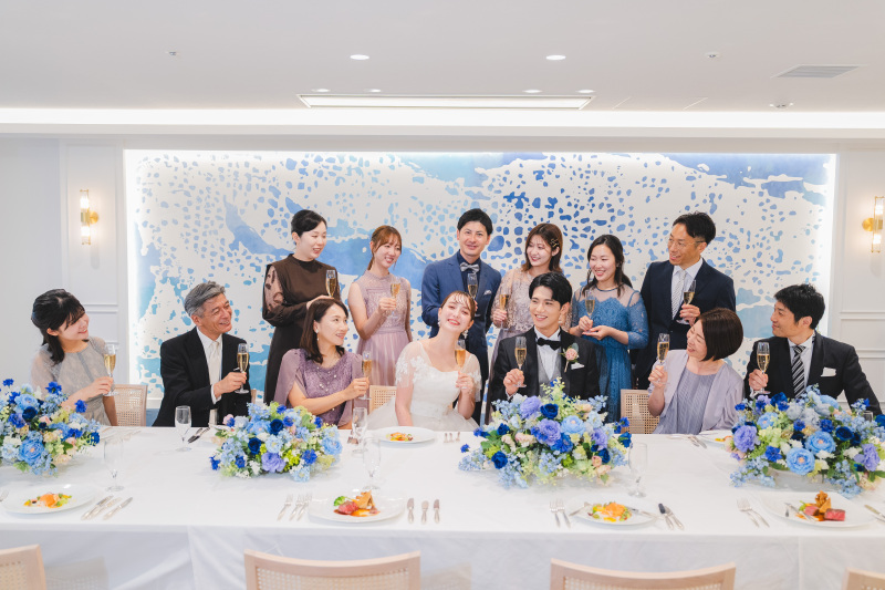 ワタベウェディング表参道フラッグシップフォトスタジオ_会食ができる
