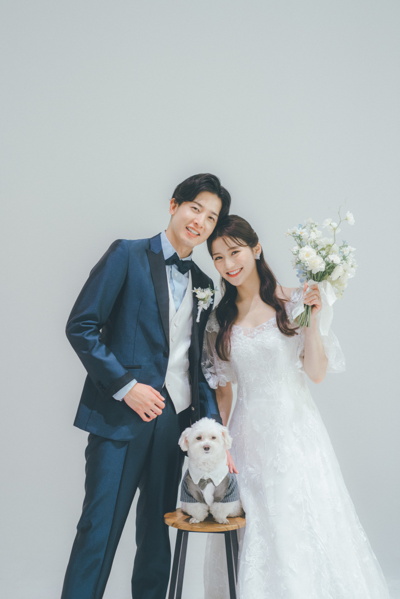 ワタベウェディング表参道フラッグシップフォトスタジオ_ペットと一緒に撮影できる