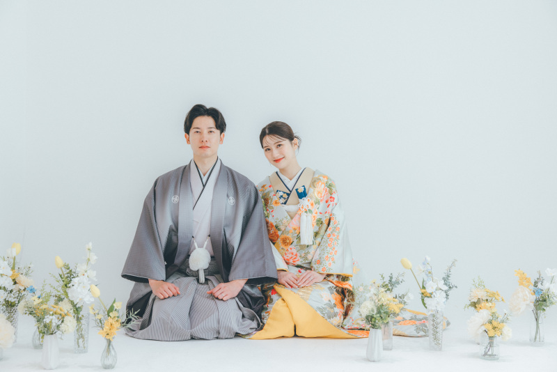 和洋装どちらも着れるのはスタジオ撮影♪