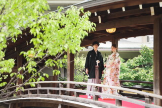 ワタベウェディング表参道フラッグシップフォトスタジオ_【湯島天満宮】前撮り・フォトウェディングイメージ
