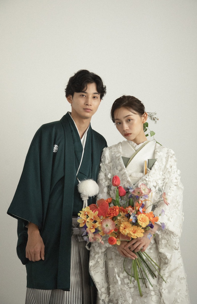 ワタベウェディング表参道フラッグシップフォトスタジオ_スタジオで撮影できる