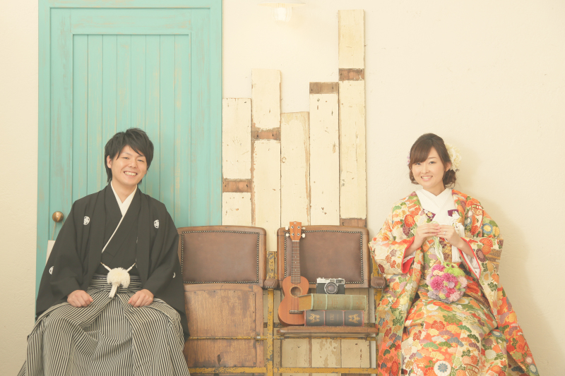 イギリスの写真館の椅子