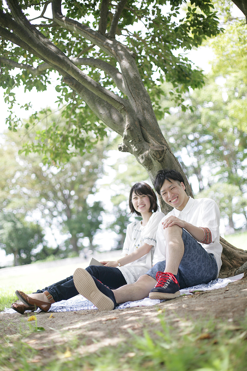 シートを持ってきていたので、木陰でちょっと休憩