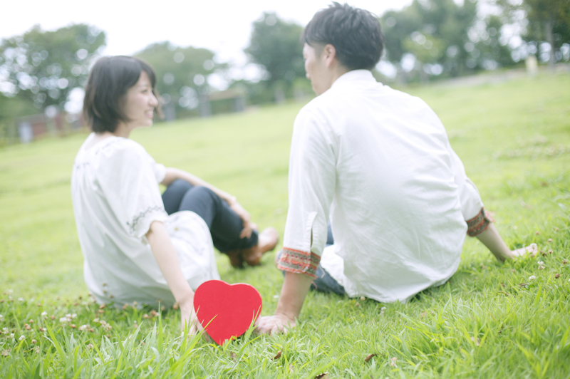 芝生でアイテムをちょっとつかってアレンジ