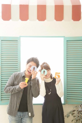 思い出の日にちでのエンゲージフォト