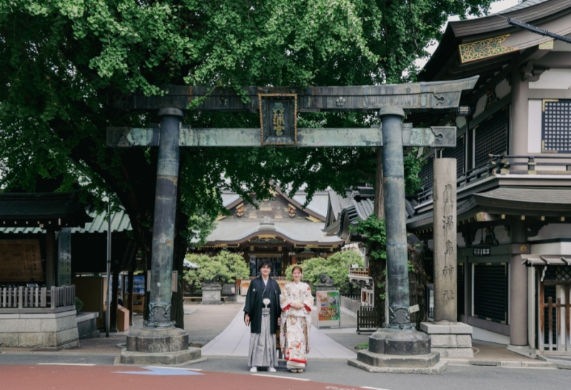 【歴史を感じる佇まいのロケーション】湯島天満宮フォトプラン《新婦衣裳1着・全データ・美容師アテンド付き》