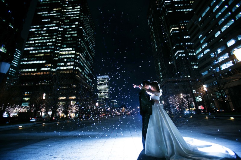 11月末まで3万円オフ♪【東京駅】ナイトロケーション撮影プラン★ロマンティックな雰囲気で撮りたい方必見★