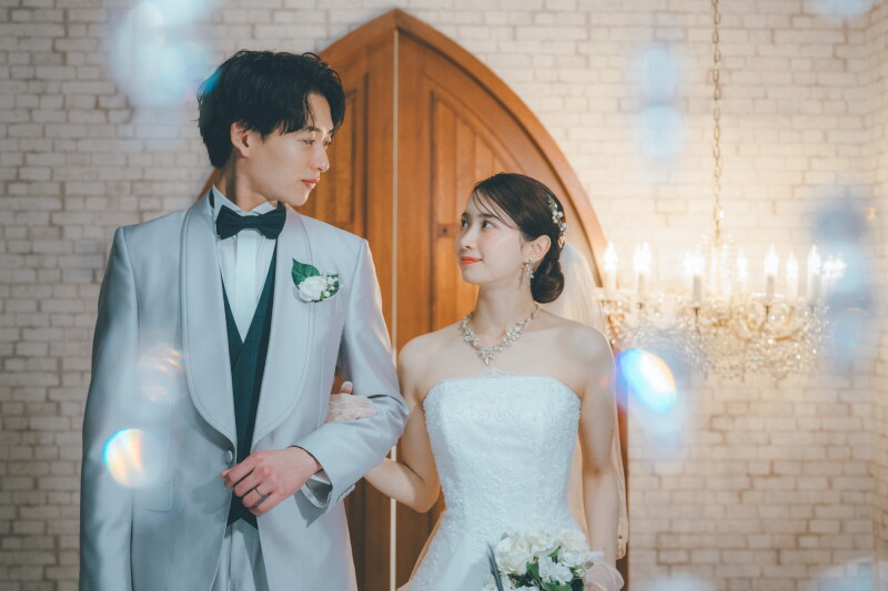 【7-9月撮影限定】新婦2着(洋装)夏得✦35％オフ✦スタジオ撮影プラン《全データ付》データ納品7－10日以内！！