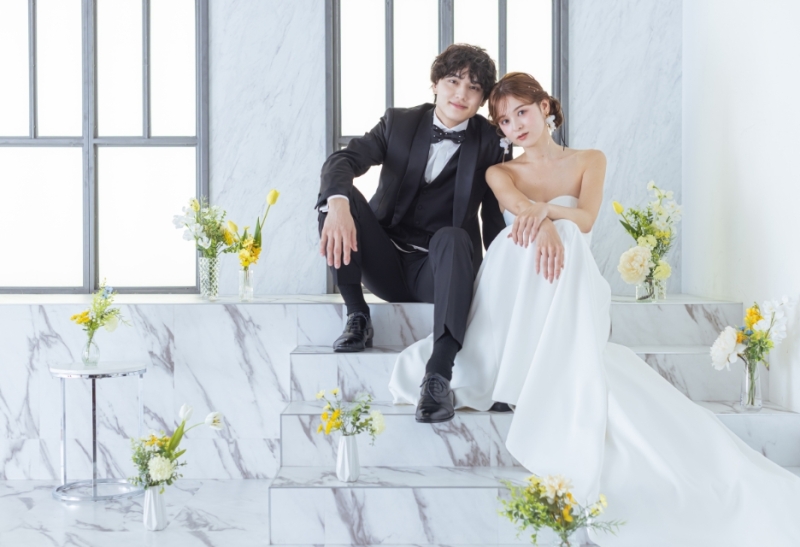 新婦3着(和洋装)スタジオ撮影プラン《全データ・アルバム付き》フォトウェディングにおすすめ!