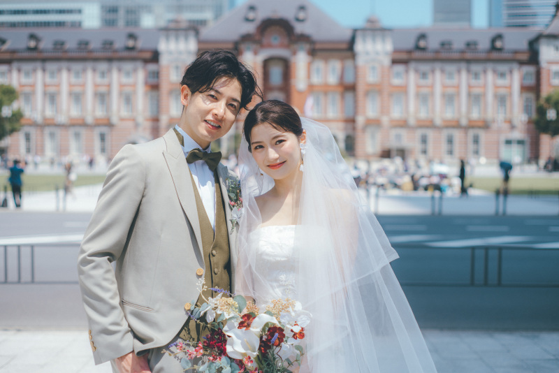 11月末まで3万円オフ♪【東京駅】デイタイム撮影プラン ★爽やかで都会的な写真を残したい方必見★