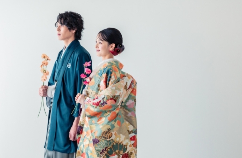 リーズナブルに叶う【和装衣裳2着付き】スタジオフォト 基本プラン