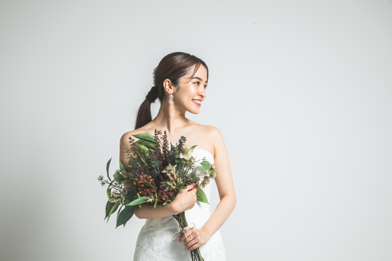 【和装&洋装の計3着】スタジオフォト 全データに加えて『アルバム付き』プラン