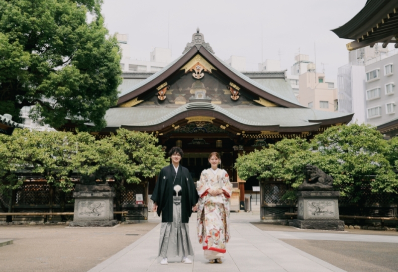 【歴史を感じる佇まいのロケーション】湯島天満宮フォトプラン《新婦衣裳1着・全データ・美容師アテンド付き》