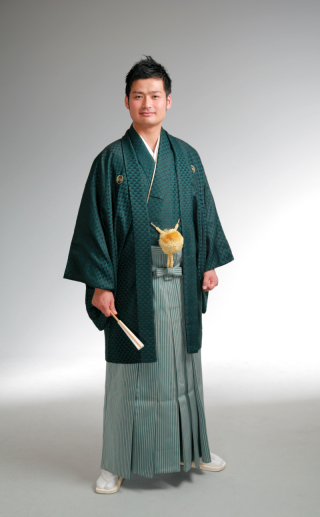 グリーン紋付（グリーン袴）