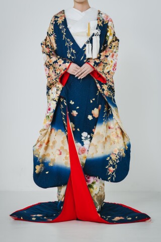 2014 花束枝垂れ桜文様