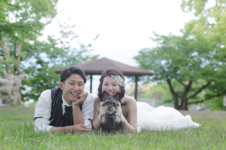 大切な家族と…。