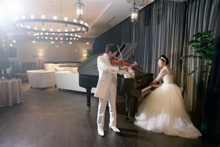 ☆音楽と大きなクマのぬいぐるみ☆