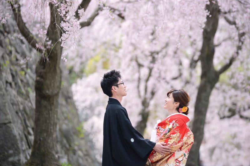 満開の桜の中で・・・