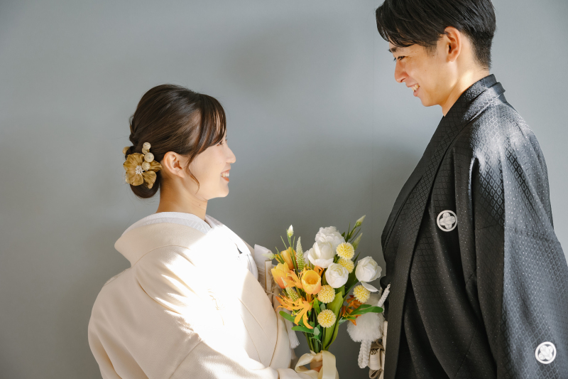 スタジオにて横顔ショット♡
