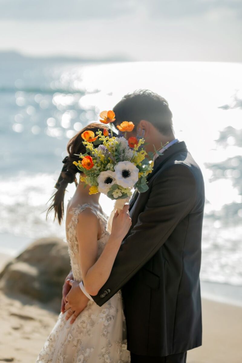 ブーケでオシャレさを演出