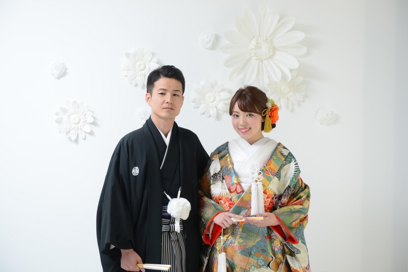 和装をスタジオ撮影で!