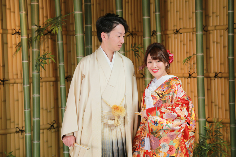 和装はスタジオで