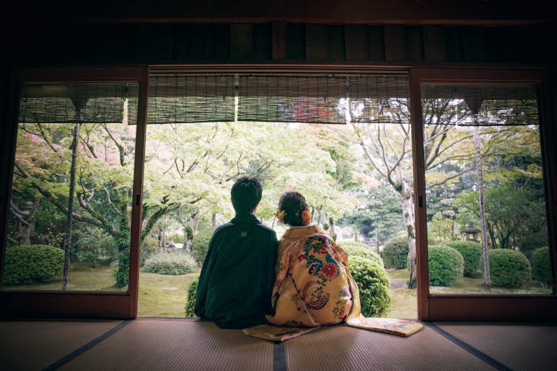 縁側でほっこり・・・