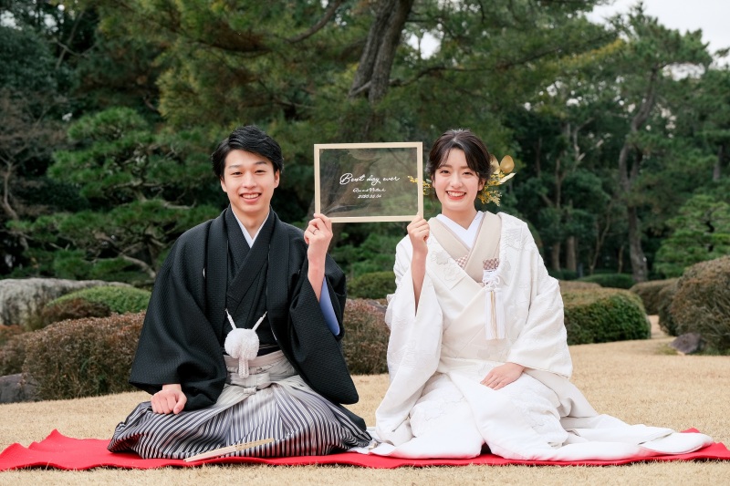 座りのショット