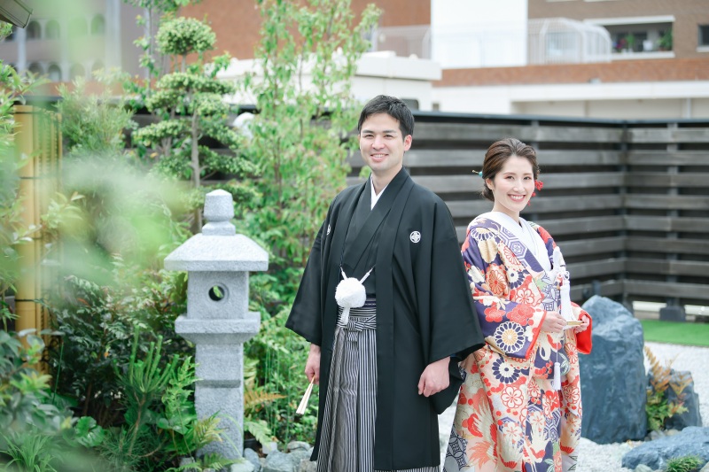 スタジオ内の屋上庭園