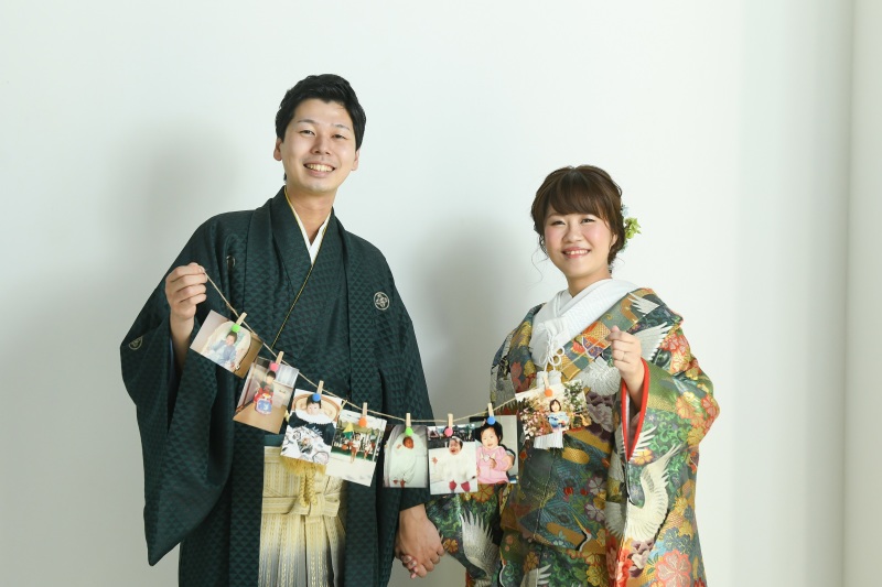和装をスタジオでも!