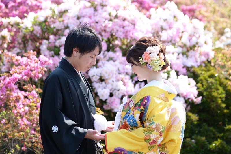 近隣の公園にて