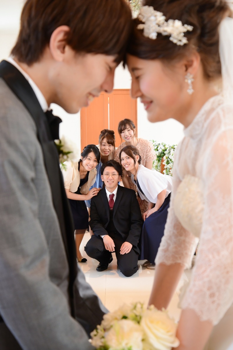 お祝いにご友人も駆けつけました!