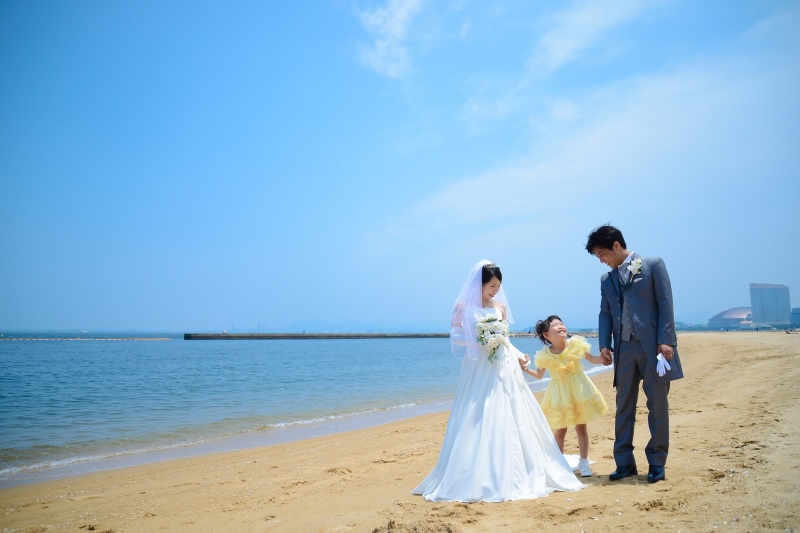 青空の下で・・・