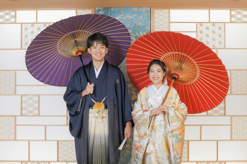 スタジオで充実した和装撮影!