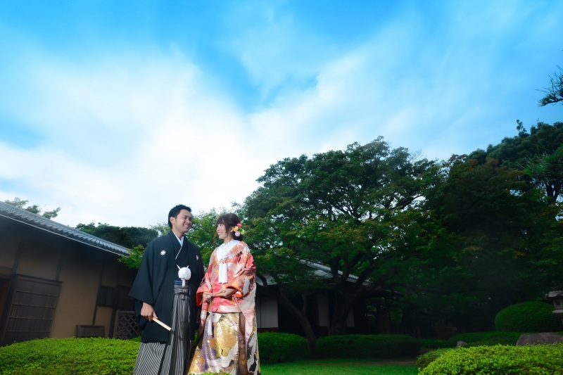 青空の下で・・・