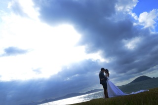 ◆しっとりと海での撮影◆