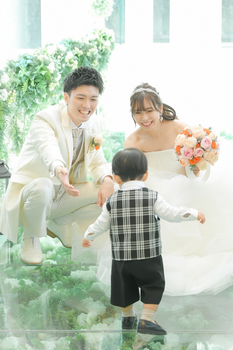家族3人で