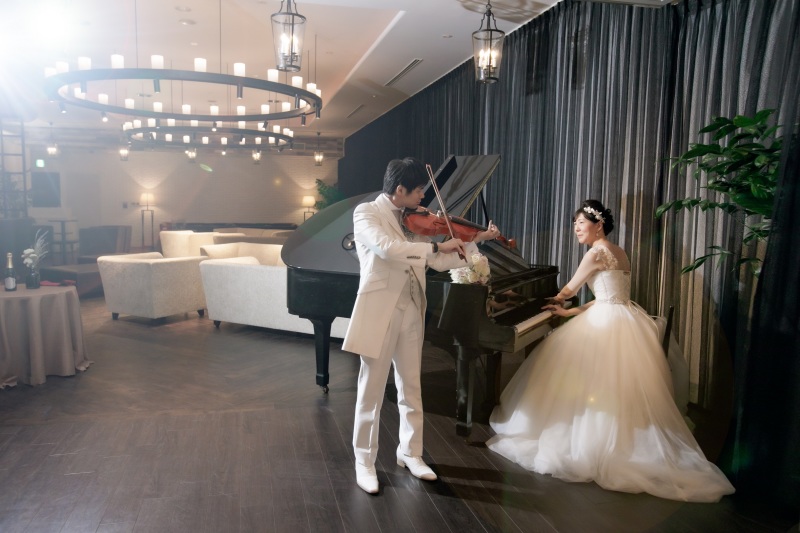 音楽が好きなお2人らしく・・・