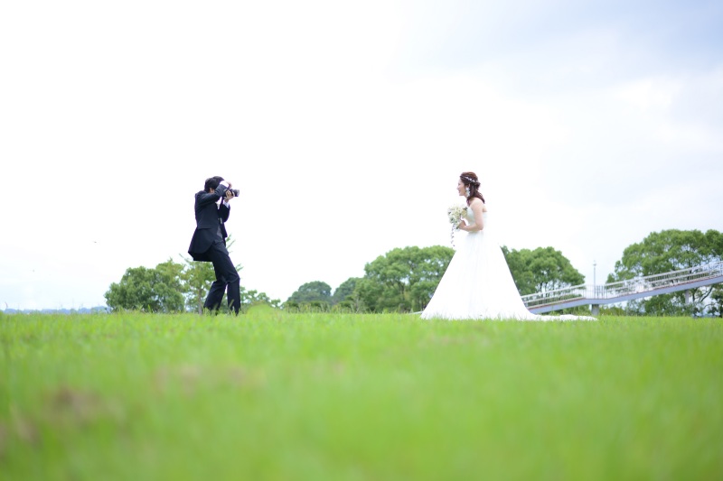 和装撮影後、近くの公園へ出発♪