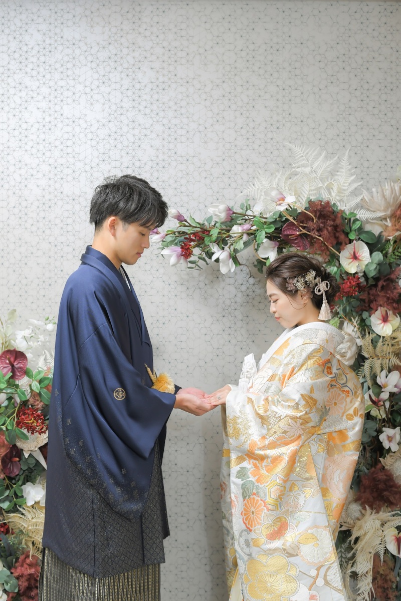 和装ではぜひ横並びのお写真も