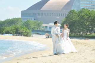 思い出の海でロケーション撮影！