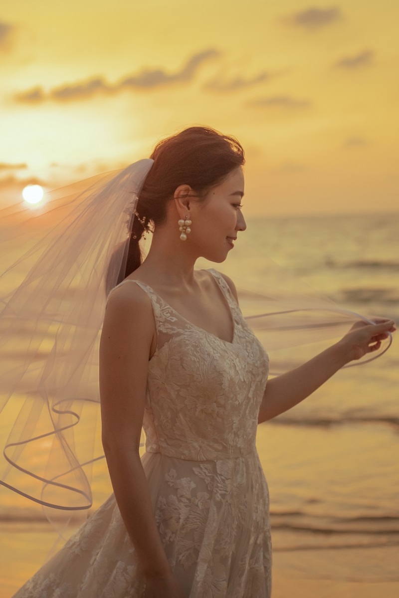 シンプルなコーディネートで