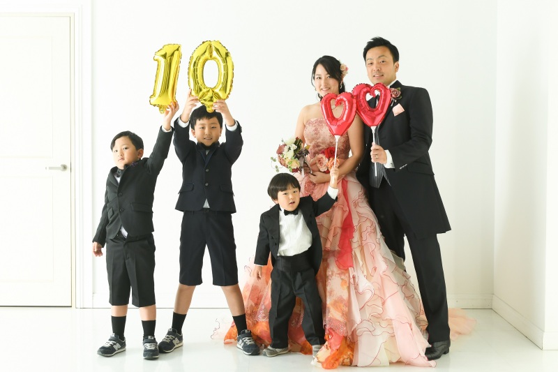 パパママの結婚記念日に家族で撮影♪