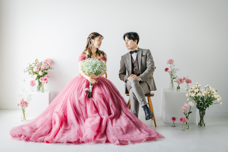 お気に入りの衣裳が見つかるまで何着での試着OK!