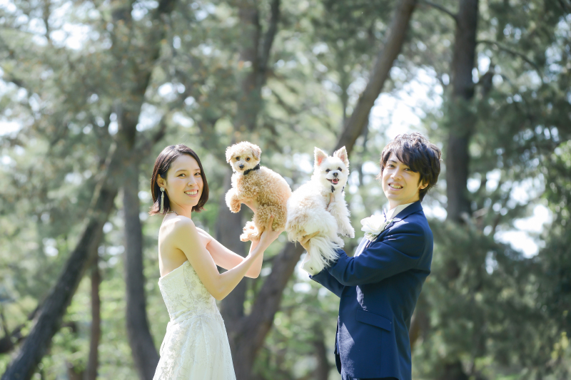 ResWedding(リズウエディング)_ペットと一緒に撮影できる