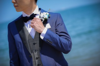 新郎ヘアセット