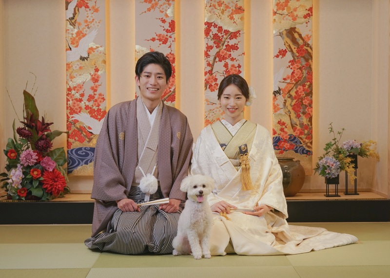 ResWedding(リズウエディング)_ペットと一緒に撮影できる