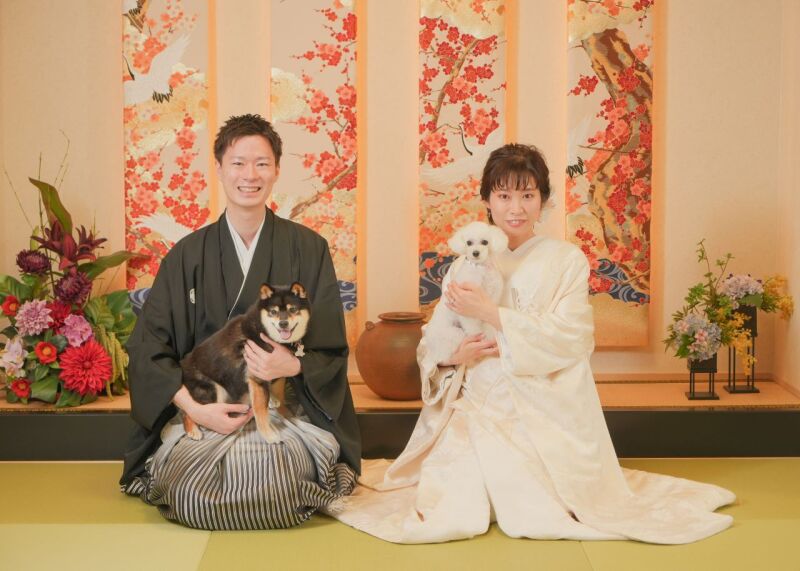 ResWedding(リズウエディング)_ペットと一緒に撮影できる